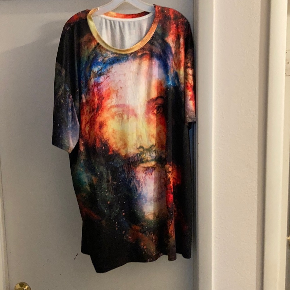 All over print Jesus shirt